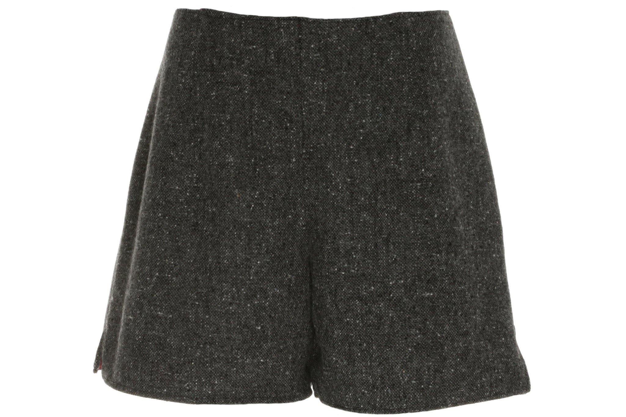 Donegal Tweed Shorts - Charcoal - Tweed.ie