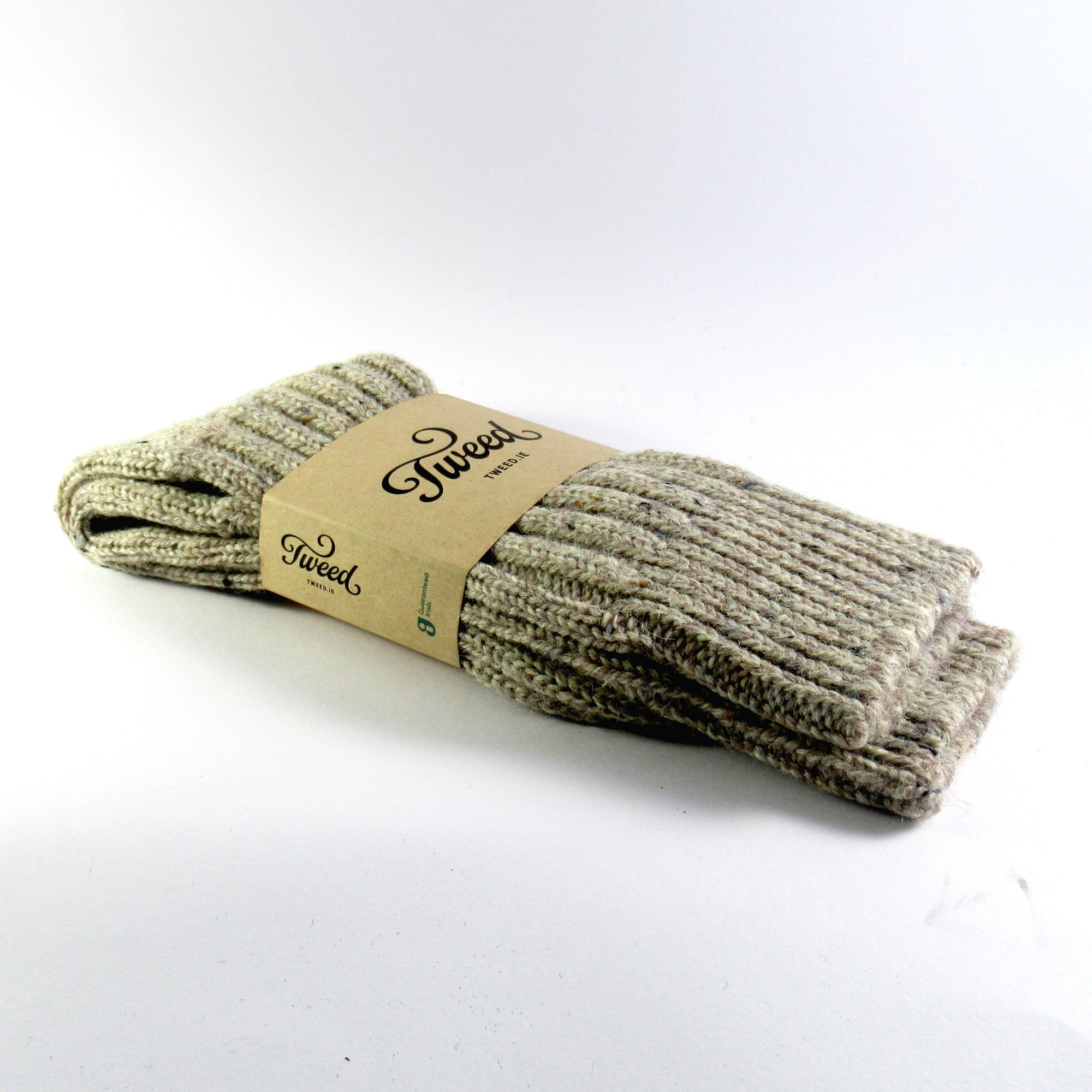 Donegal Wool Socks | Oatmeal - Tweed.ie