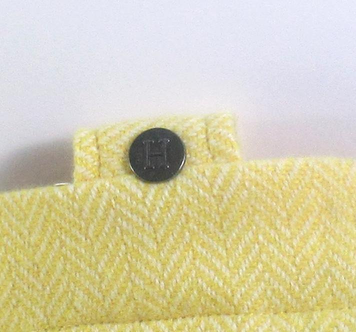 Yellow Donegal Tweed Tote - Tweed.ie